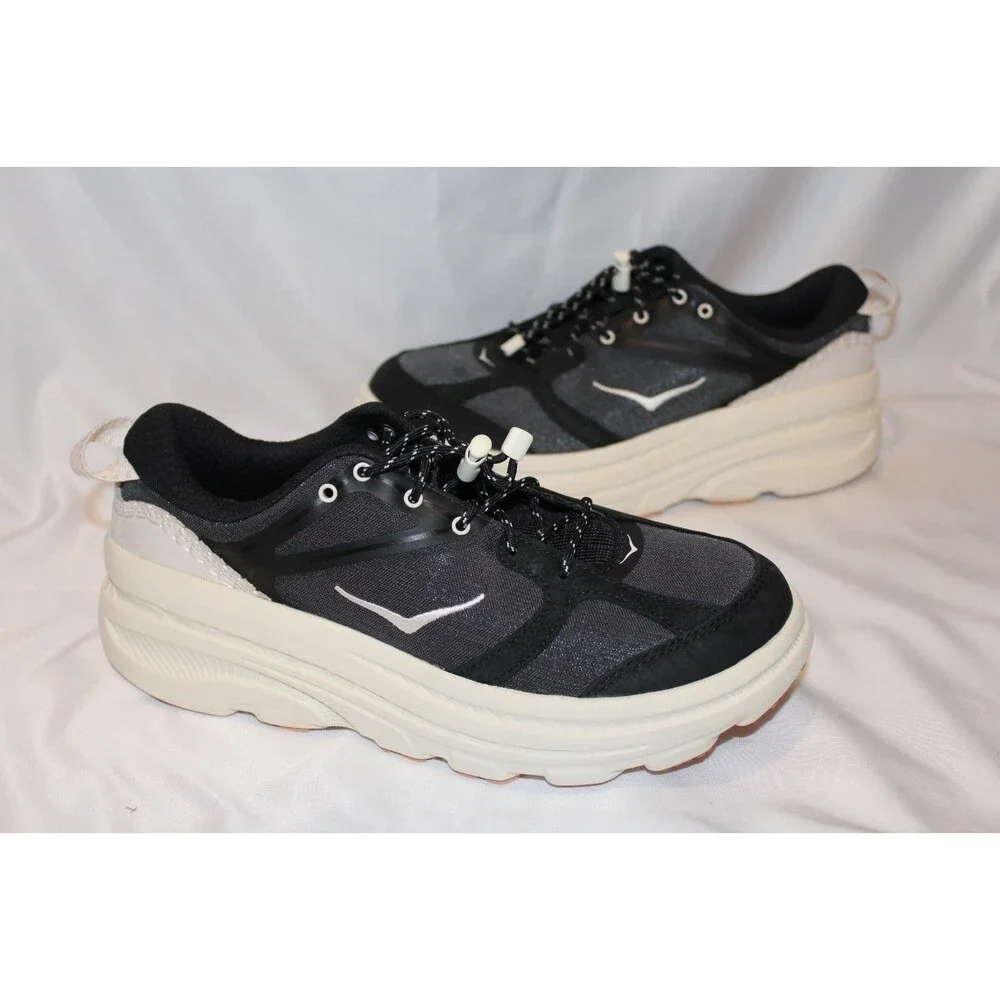 Hoka One One Men's Bondi B3LS Sneakers‎ BLACK WHITE sz 10.5 NWOB $200